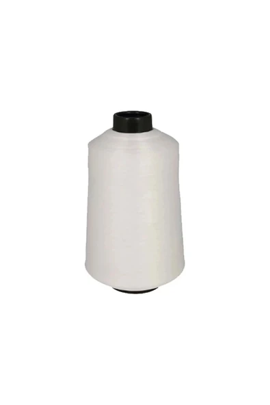 EB PLASTİK Overlok Ipi - Muz Ip - 150 Denye - 1 Bobin - Beyaz BEYAZ ürün görseli 1