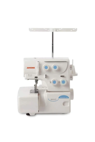 Janome 8002D Overlok Makinesi Taşınabilir Beyaz Beyaz ürün görseli 1