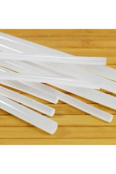 SİLİKON 5 Adet 30Cm. ince Sıcak Mum Kaliteli Sıcak Çubuk Mum ürün görseli 1
