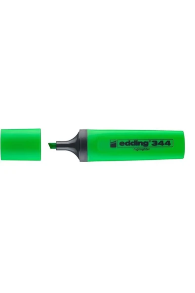 Edding Fosforlu Kalem Yeşil (e344) 10'lu Paket yeşil ürün görseli 1