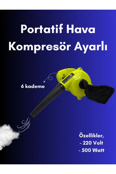 dm dikişmarket Profesyonel Kompresör Hava Üfleme Makinesi Yeşil ürün görseli 1