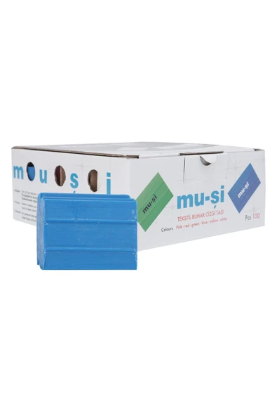 MUSİ FDM Muşi Mavi Çizgi Taşı 100 Adet ürün görseli 1