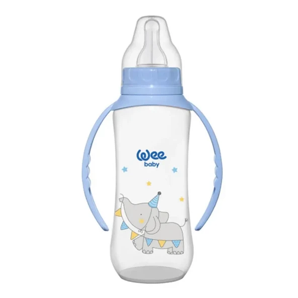 Wee Baby 745 Pp Biberon Kulplu 270 Ml - Mavi ürün görseli 1