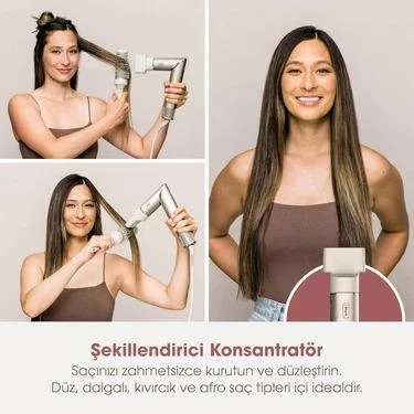 Shark Flexstyle 3in1 Stone Saç Şekillendirme Seti - Resim 5