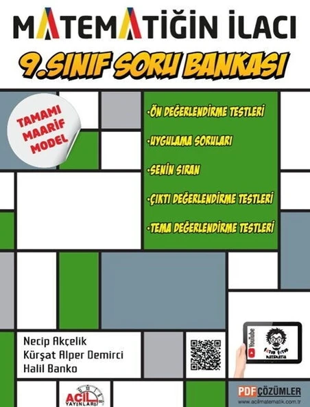 9. Sınıf Matematiğin İlacı Soru Bankası Acil Yayınları ürün görseli 1