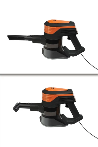 Fantom Pluto P 6100 Plus Cyclone Elektrikli Moplu Dikey Süpürge Siyah - Resim 5