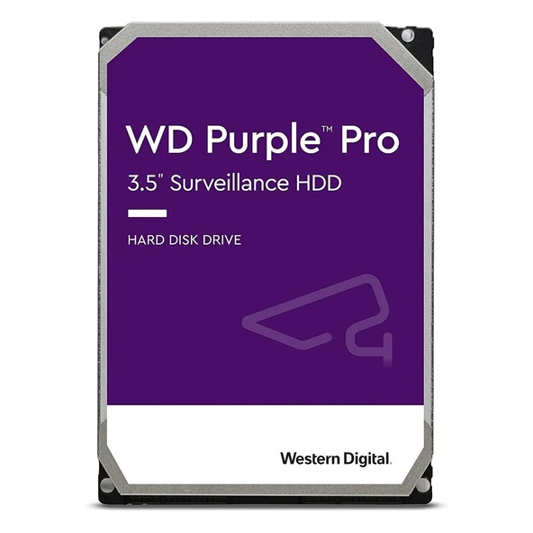 WD PURPLE PRO 8TB 7200RPM 256MB SATA3 6Gbit/sn WD8002PURP 7/24 HDD RESMİ DİSTİ GARANTİLİ ürün görseli 1