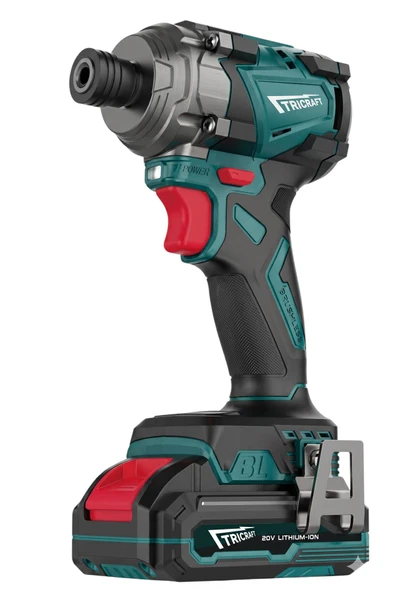 300 Nm Şarjlı Darbeli Somun Sıkma Bijon Sökme Vidalama Makinesi 1/4" Hex Profesyonel 21V 2 Akülü ürün görseli 1
