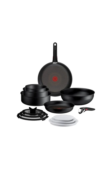 TEFAL Ingenio Excellence Fusion Core 9X Büyük Tencere Ve Tava Seti - 14 Parça - ürün görseli 1
