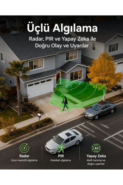 Youkey DB312 Dual Camera Wireless Kapı Zili - Resim 3