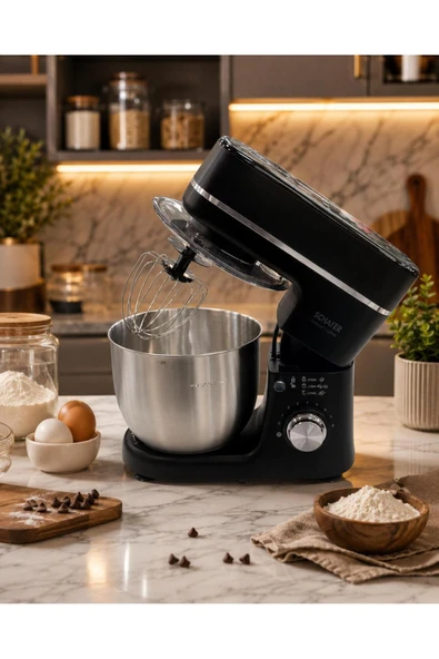 Schafer Prochef Digimix Dijital Stand Mikser-Siyah TKEBT Siyah ürün görseli 1