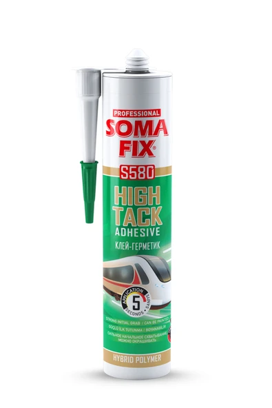 SOMAFİX S580 HIGH TACK Korniş Yapıştırıcı Beyaz 280ml 480gr ürün görseli 1