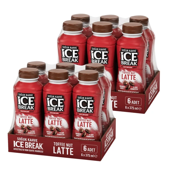 Ice Break Toffee Nut Latte 375 ml 12 li ürün görseli 1