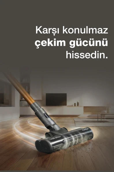 Fantom Pluto P 6100 Plus Cyclone Elektrikli Moplu Dikey Süpürge Antrasit - Resim 7