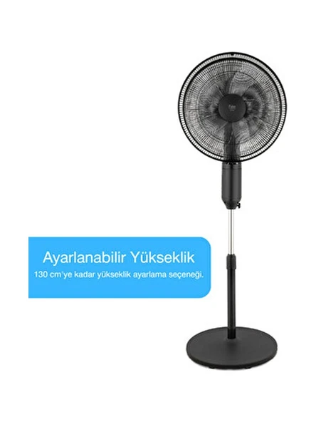 Fakir DuoFlow Çift Başlıklı Ayaklı Vantilatör - Resim 4