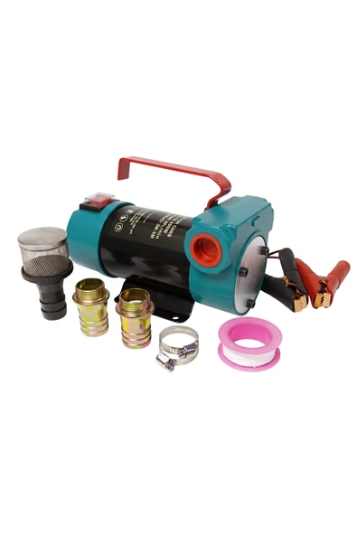 12V Yakıt Transfer Pompası 200W Mazot Aktarma Pompası ürün görseli 1