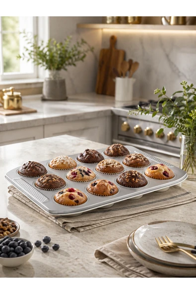 FALEZ 12'li Muffin Kalıbı ürün görseli 1