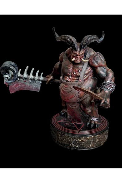 TuransoyCraft Diablo Butcher Figür Diablo I Kasap Dekoratif Obje 25CM Büyük Boy ürün görseli 1