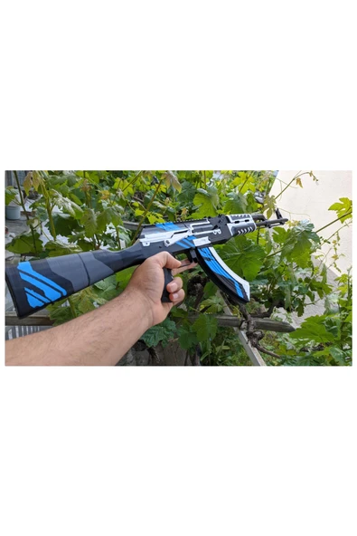 TuransoyCraft AK-47 Kalashnikov CS GO V3 DEKOR 1/1 ÖLÇEK GERÇEK BOY (OYUNCAK DEĞİLDİR ÇALIŞMAZ DEKORDUR) ürün görseli 1