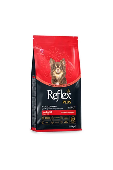 Reflex Plus Köpek Mama Küçük Irk Kuzu,Pirinç 1.5Kg ürün görseli 1