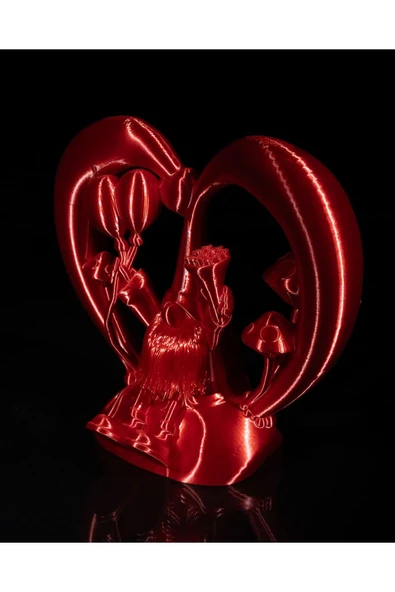 TuransoyCraft Romantik Sevgililer Günü Hediyesi Kalp Cüce Dekoratif Obje 18CM ürün görseli 1
