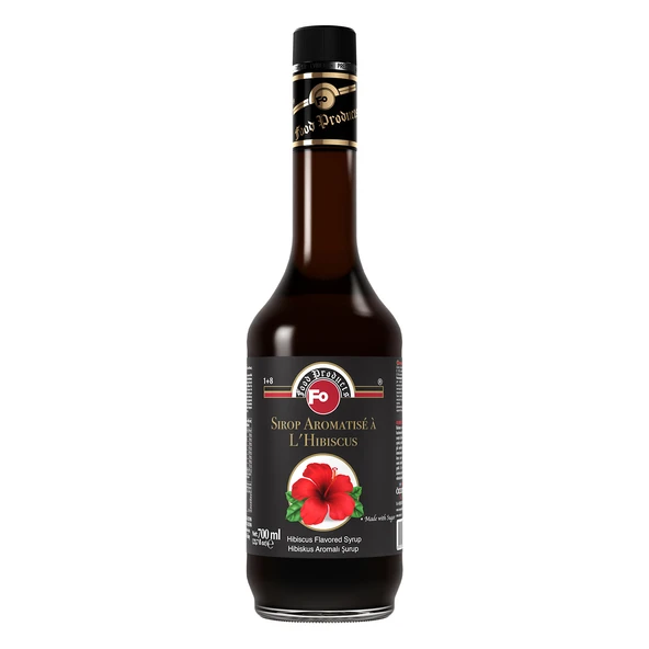 Hibiskus Aromalı Şurup - Şekerli 700 ml ürün görseli 1