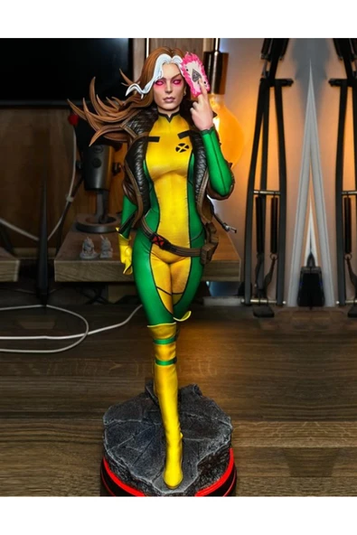TuransoyCraft X-Men Rogue Boyalı Figür Anna Marie Figür Büyük Boy 25CM ürün görseli 1
