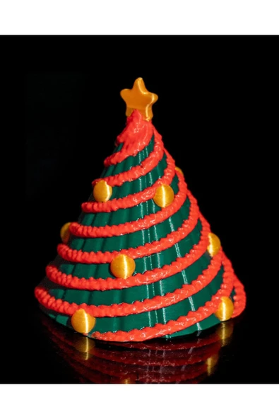 TuransoyCraft Yılbaşı Çam Ağacı Hareketli Oyuncak 10CM ürün görseli 1