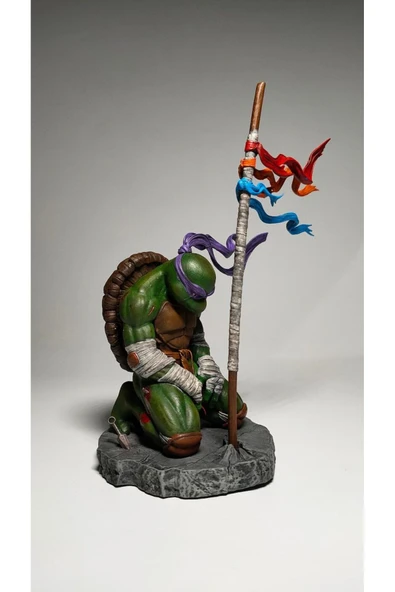 TuransoyCraft Ninja Kaplumbağalar Donatello Figür TMNT Donatello Figür 25CM Büyük Boy ürün görseli 1