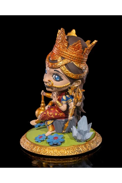 TuransoyCraft Chibi Durga Boyalı Fİgür - Resim 4