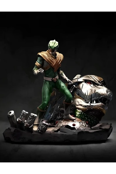 TuransoyCraft Power Rangers Green Verde Figür Büyük Boy 25CM ürün görseli 1