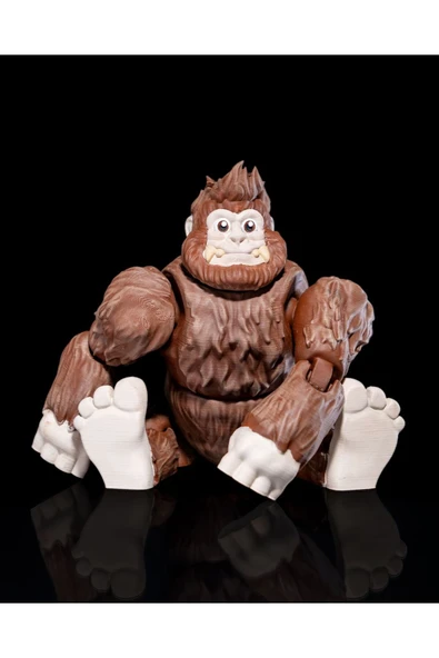 TuransoyCraft Sasquatch Maymun Hareketli Oyuncak Büyük Boy 30CM ürün görseli 1