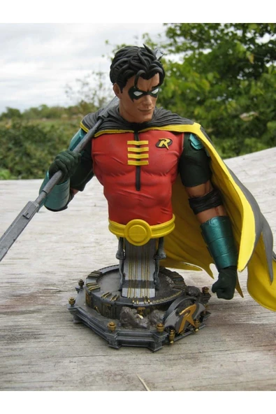 TuransoyCraft Batman Robin Boyalı Büst Büyük Boy 20CM ürün görseli 1