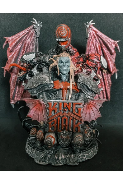 TuransoyCraft Marvel King in Black Büst Onyx King Büst Siyah Giyen Kral Büst 15CM ürün görseli 1