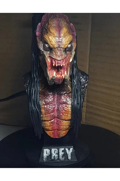 TuransoyCraft Predator Prey Boyalı Büst 15CM ürün görseli 1