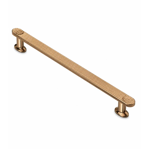 Özen Metal Bronz Çekmece Kulp 224 mm Dolap Kapak Kolu Modern Şık Tasarım Dayanıklı Mobilya Kulpu ürün görseli 1