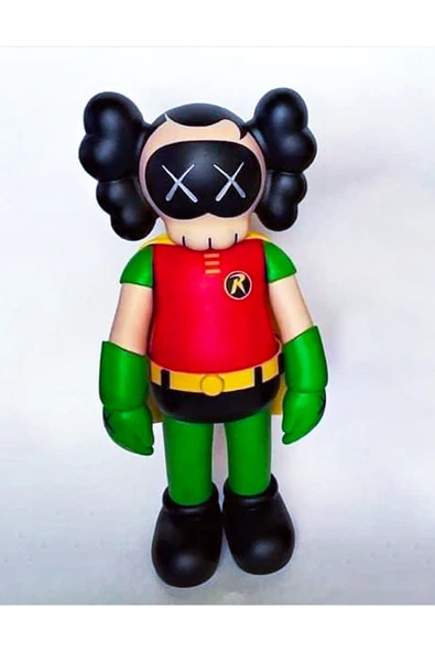 TuransoyCraft Kaws Batman Robin Boyalı Figür Büyük Boy 20CM ürün görseli 1