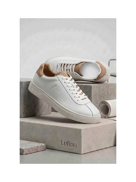 Lufian Paul 111230293 Erkek Deri Beyaz Sneaker ürün görseli 1