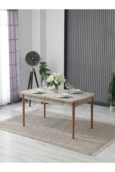 82 X 130 AÇILABİLİR YEMEK MASASI (AÇILDIĞINDA 80 X 170 OLMAKTADIR ) ürün görseli 1