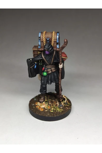TuransoyCraft Hero of the Empire Dark Merchant Boyalı Figür Karanlık Tüccar Figür Büyük Boy 25CM ürün görseli 1
