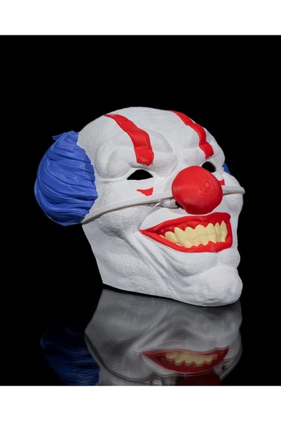 TuransoyCraft Evil Clown Mask Korkunun Yüzü (Giyilebilir Maske) ürün görseli 1