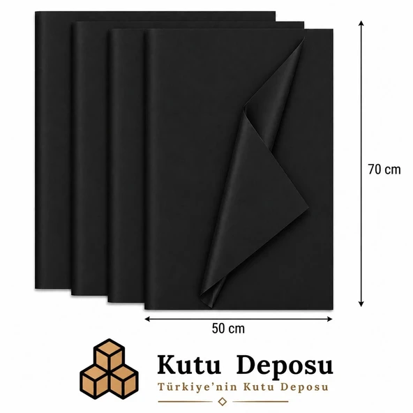 50x70 cm Siyah Pelur Kağıt (1KG) ürün görseli 1