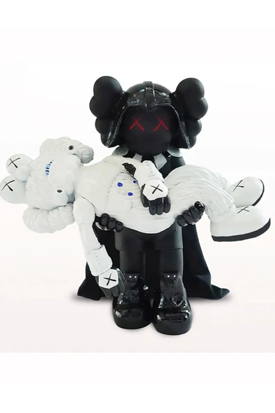 TuransoyCraft Kaws BFF Kaws Darth Vader Boyalı Figür Büyük Boy 20CM ürün görseli 1