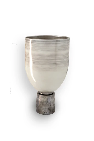 TuransoyCraft Bone Modern Vazo Büyük Boy 25 CM Sert Plastik Dekoratif Modern Vazo ürün görseli 1