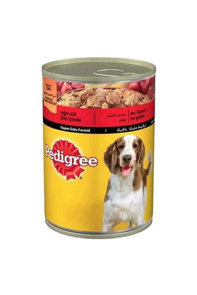 Pedigree Köpek Yaş Maması Biftekli 400 G ürün görseli 1