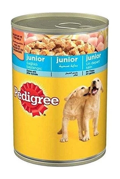 Pedigree Yavru Köpek Yaş Maması Tavuklu 400 G ürün görseli 1
