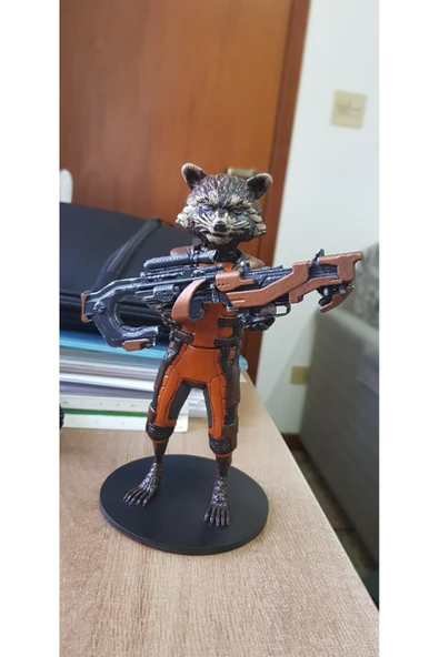 TuransoyCraft Guardians of Galaxy Rakun Figür Guardians of Galaxy Roket Rakun Obje 13CM ürün görseli 1