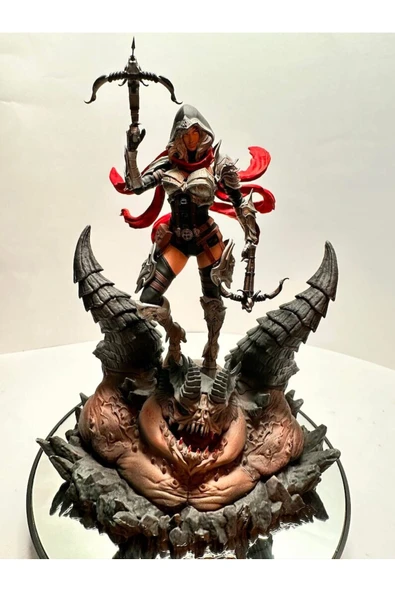 TuransoyCraft Warcraft Demon Hunter Girl Figür WOW Demon Hunter Figür Büyük Boy 25CM ürün görseli 1
