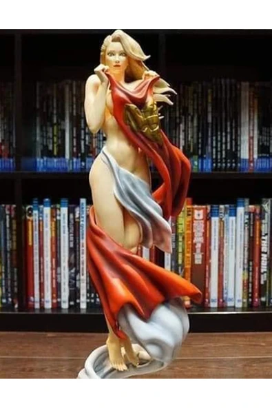 TuransoyCraft Super Girl Boyalı Figür Büyük Boy 25CM ürün görseli 1