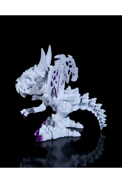 TuransoyCraft Skeletal Ejderha Hareketli Oyuncak 13CM - Resim 5